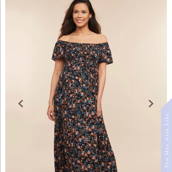 Motherhood Maternity Dresses & Skirts - 🎉HP🎉 NWT Motherhood Maternity Smocked Maxi Dress